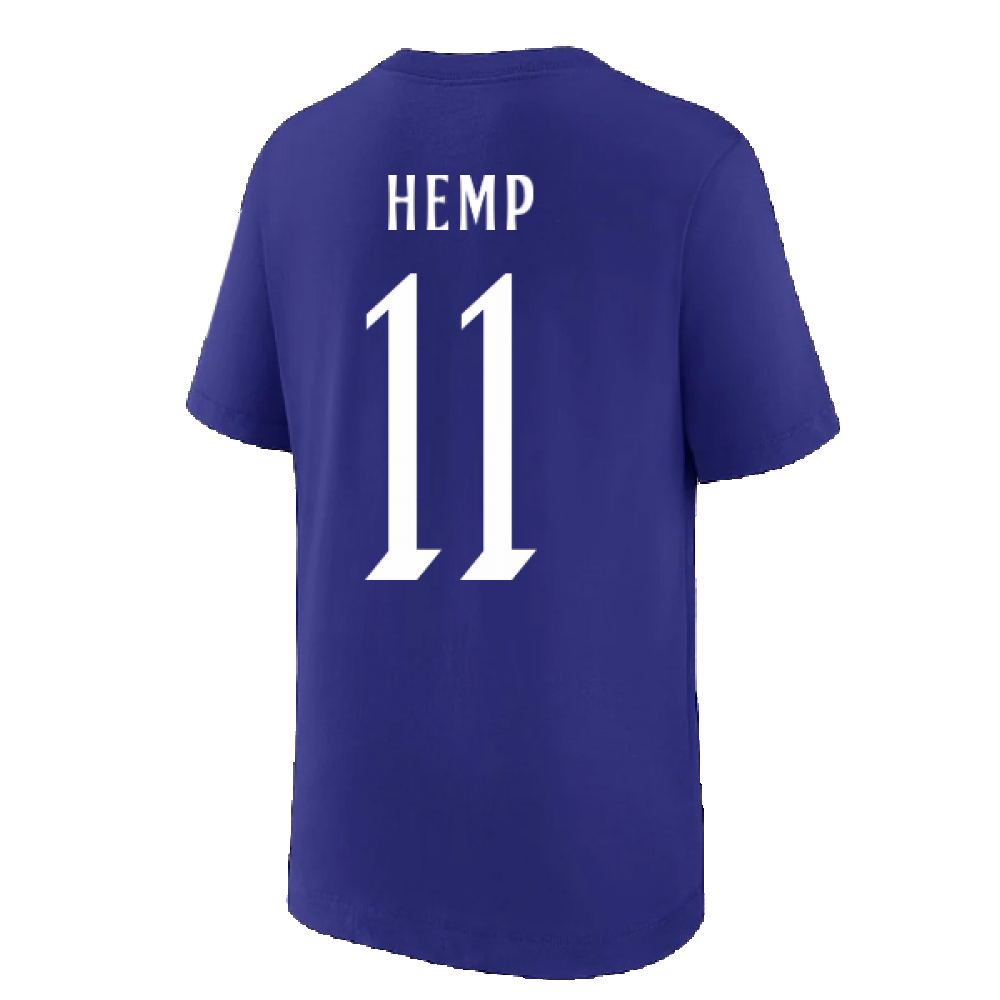 2022-2023 England Swoosh Tee (Light Concord) (HEMP 11)