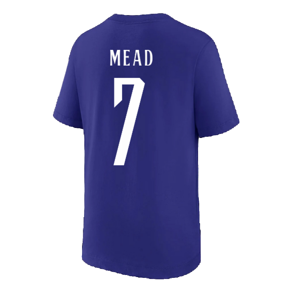 2022-2023 England Swoosh Tee (Light Concord) (MEAD 7)