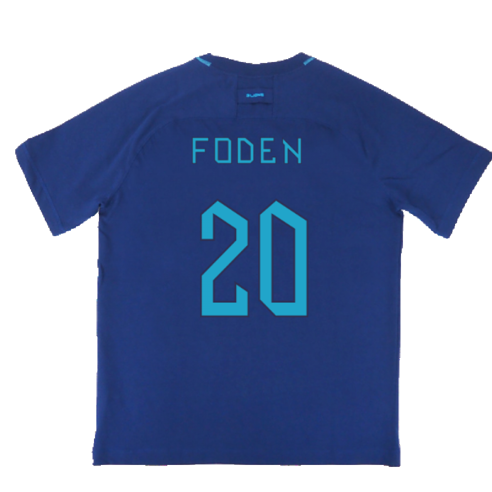 2022-2023 England Travel Top (Navy) (Foden 20)