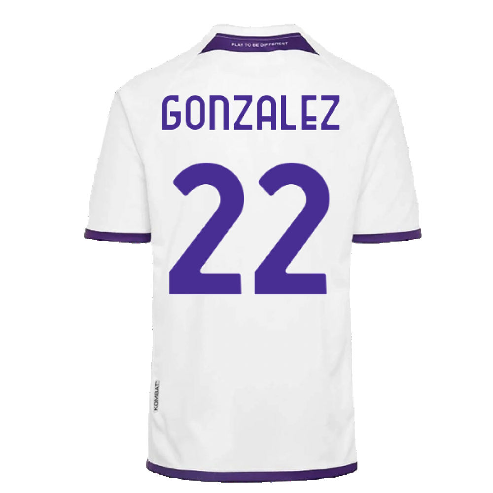 2022-2023 Fiorentina Away Shirt (GONZALEZ 22)