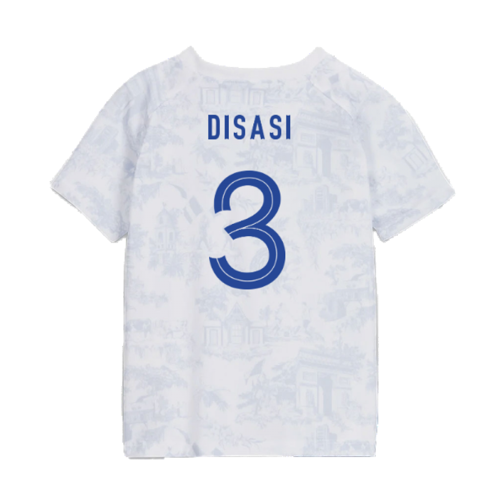 2022-2023 France Away Little Boys Mini Kit (Disasi 3)