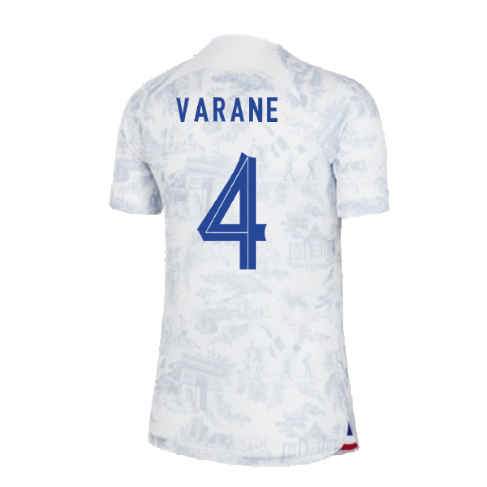 2022-2023 France Away Shirt (Ladies) (Varane 4)