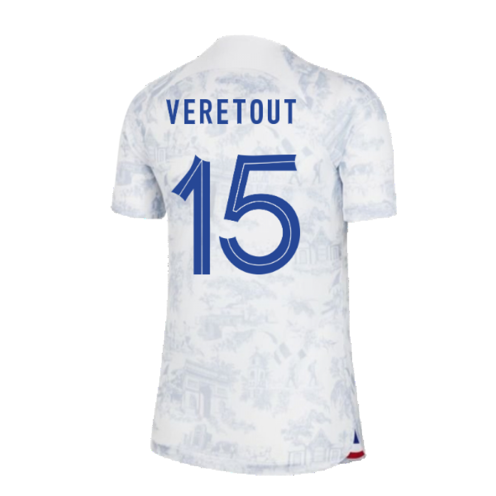 2022-2023 France Away Shirt (Ladies) (Veretout 15)