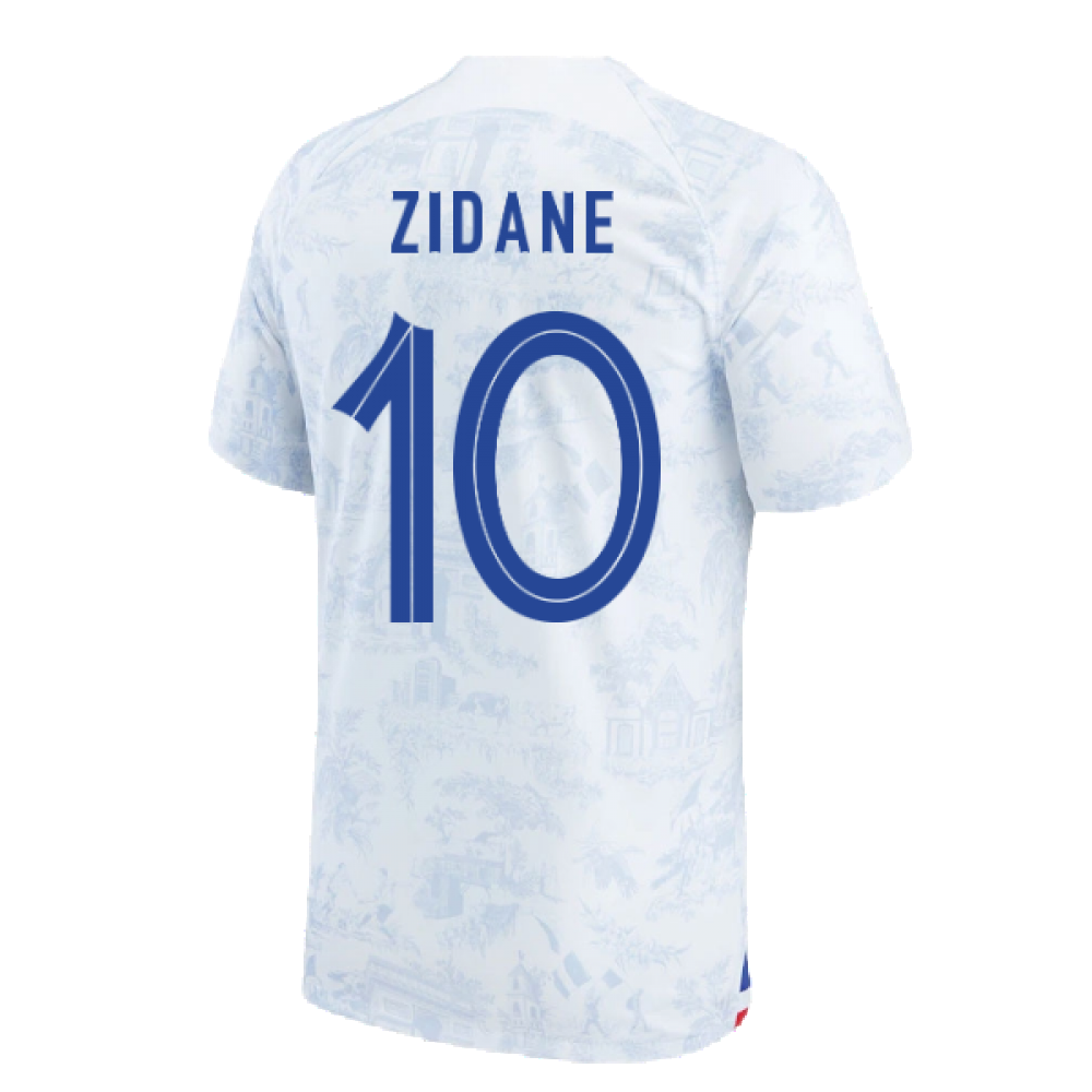 2022-2023 France Away Shirt (ZIDANE 10)