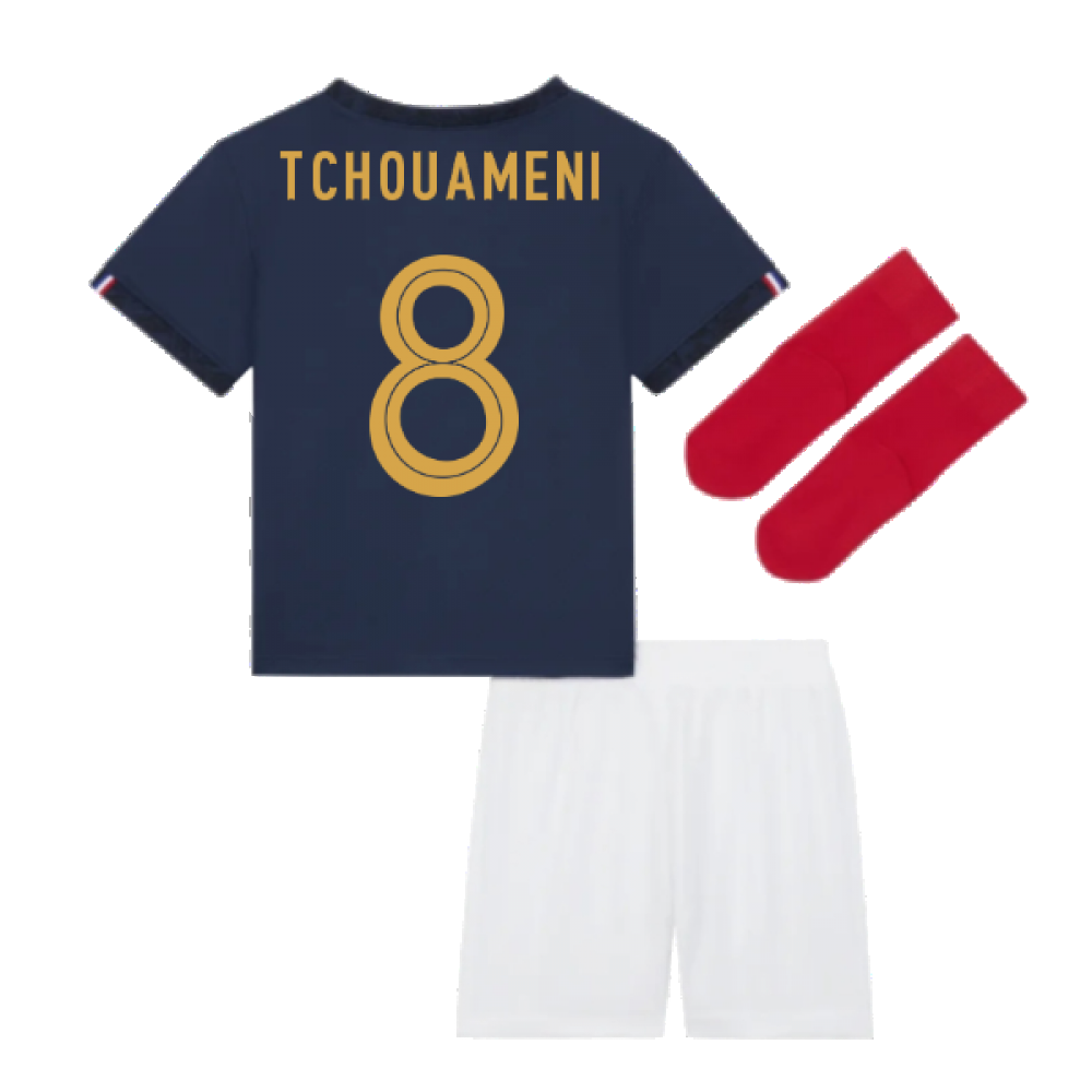 2022-2023 France Home Baby Kit (Infants) (Tchouameni 8)