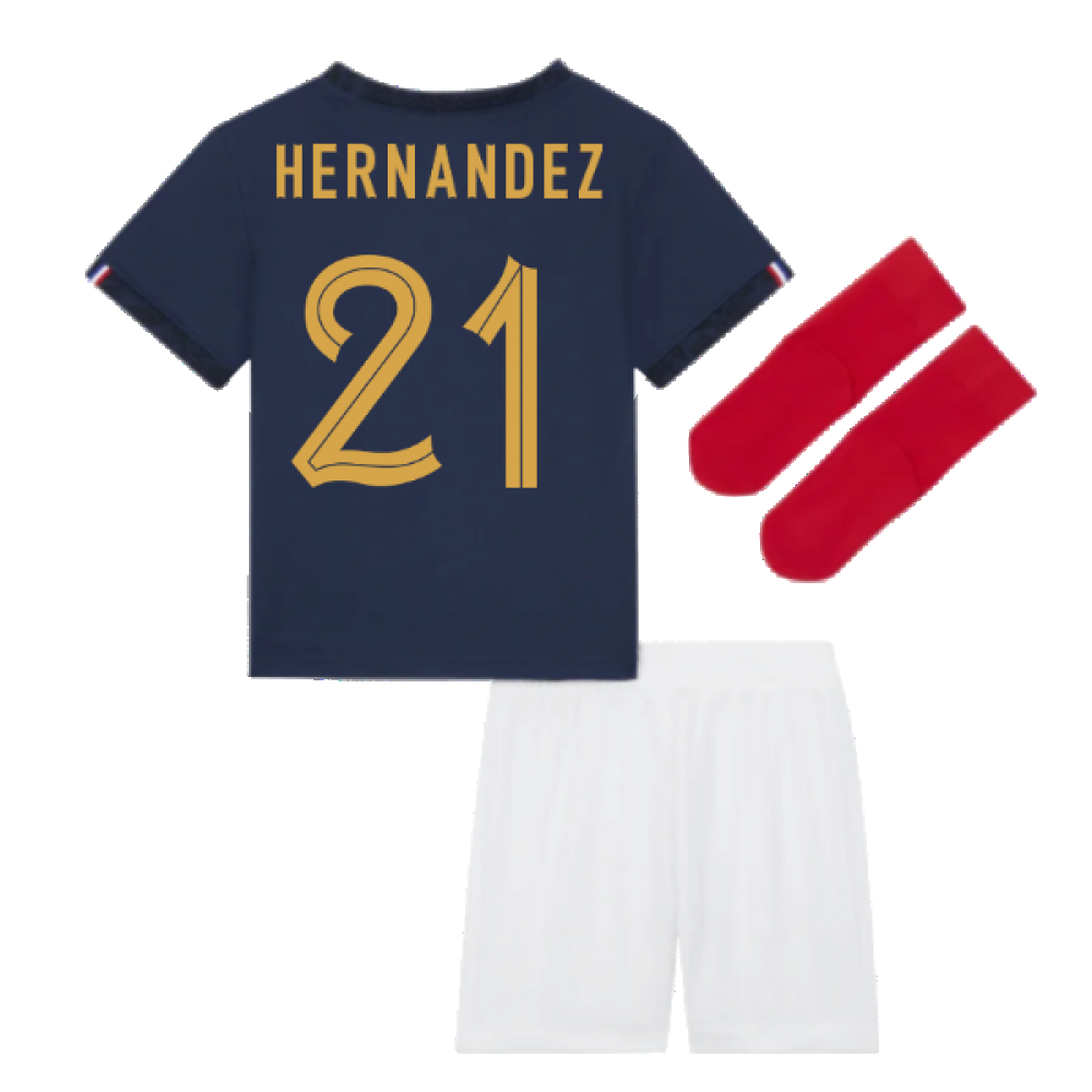 2022-2023 France Home Little Boys Mini Kit (Hernandez 21)