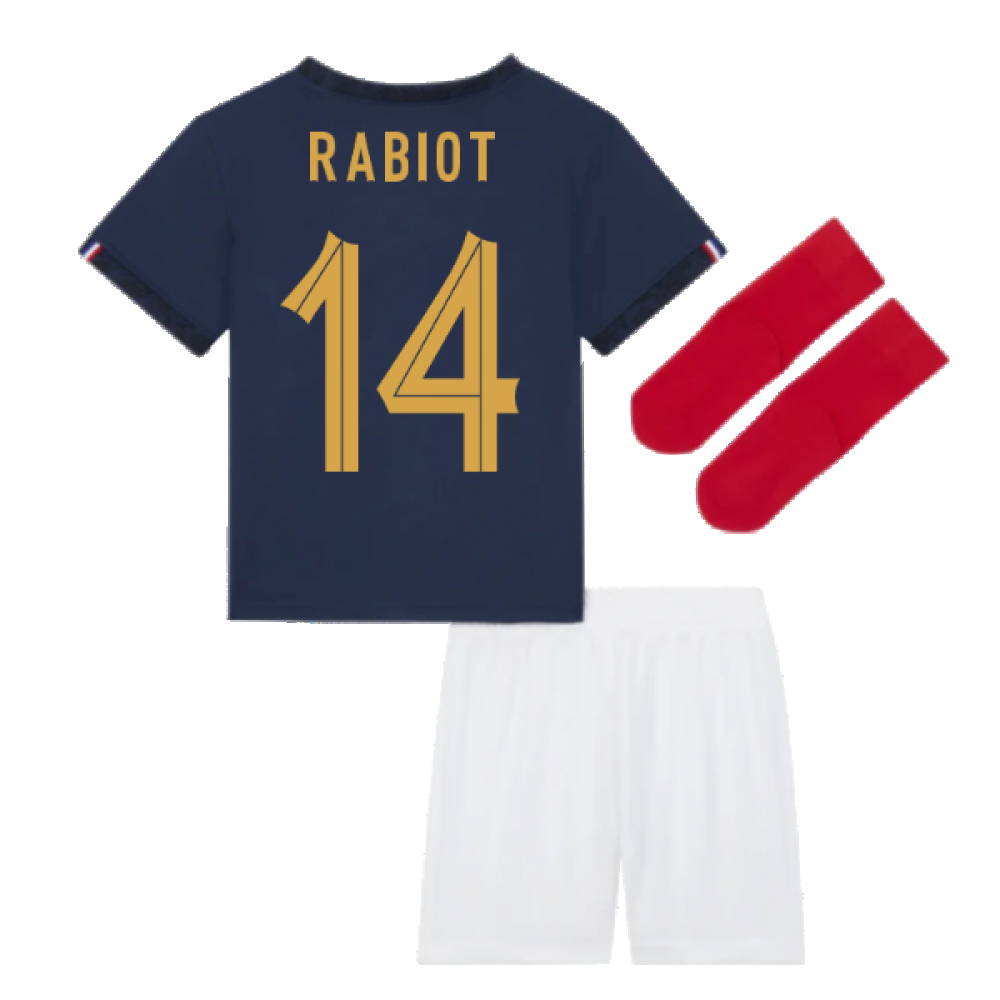 2022-2023 France Home Little Boys Mini Kit (Rabiot 14)