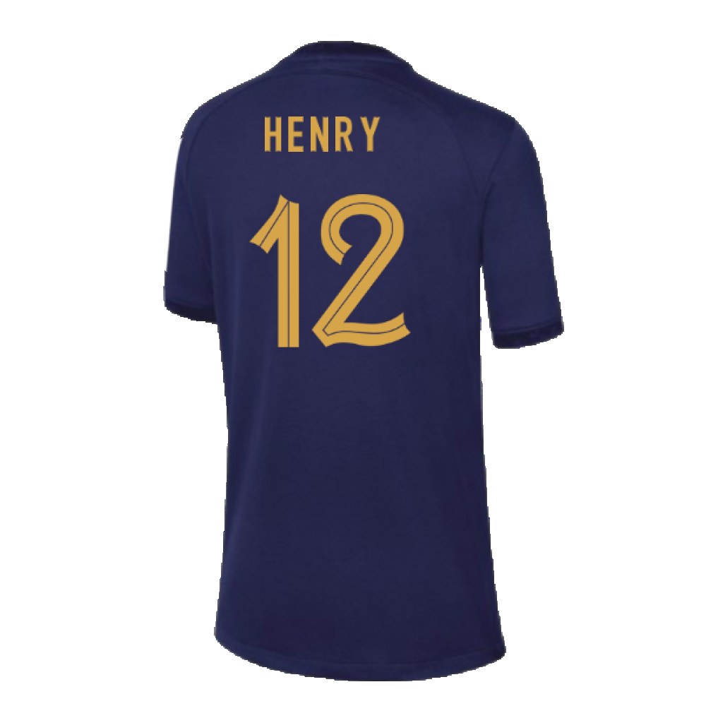 2022-2023 France Home Shirt - Kids (Henry 12)