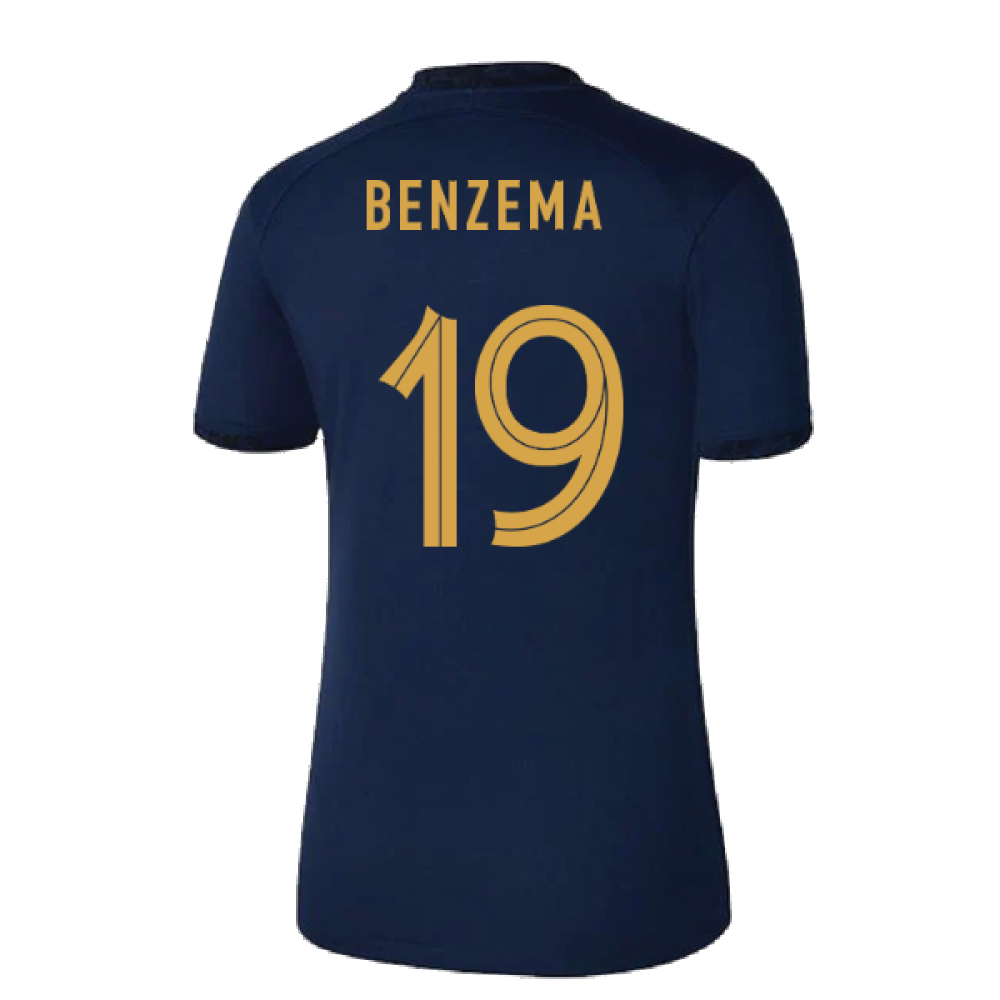 2022-2023 France Home Shirt (Ladies) (Benzema 19)