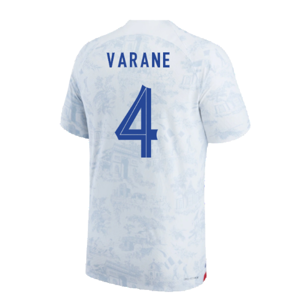 2022-2023 France Match ADV Dri-Fit Away Shirt (Varane 4)