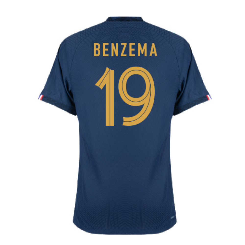 2022-2023 France Match Home Player Issue Shirt (BENZEMA 19)