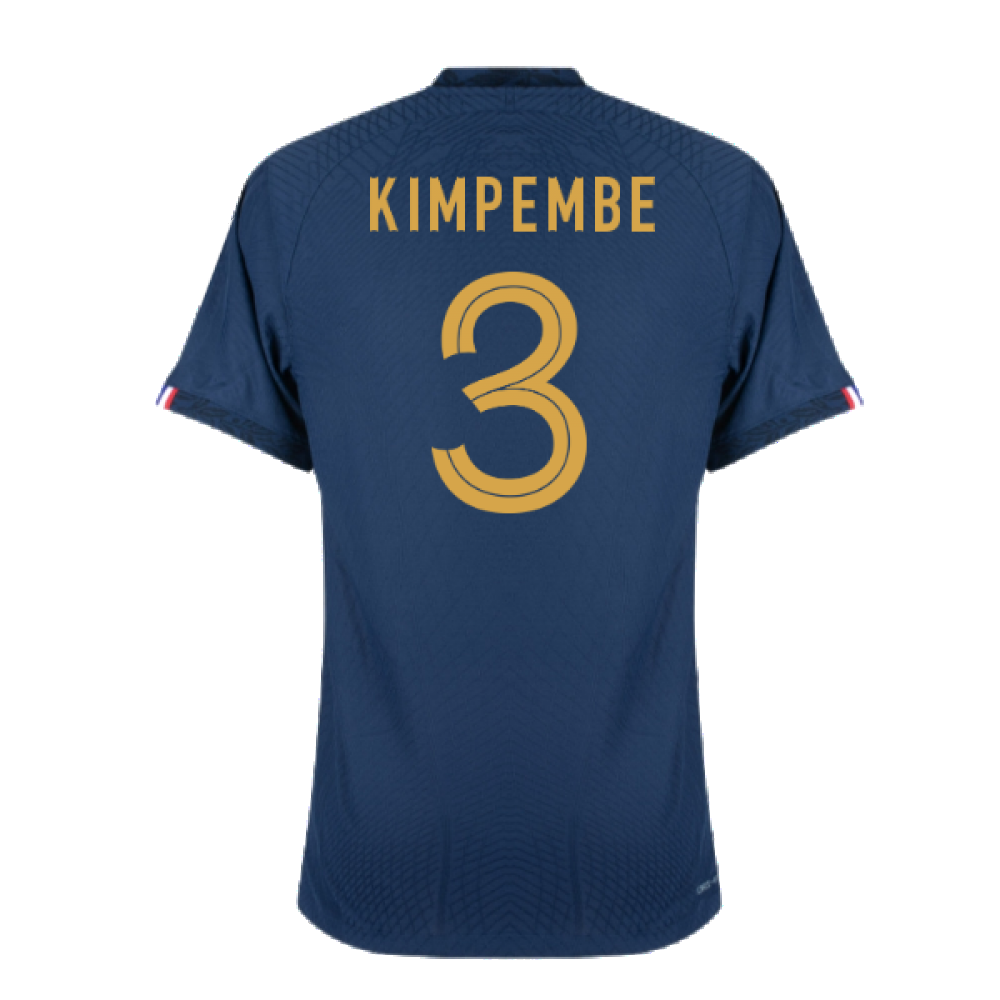 2022-2023 France Match Home Player Issue Shirt (KIMPEMBE 3)