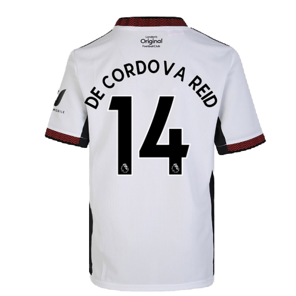 2022-2023 Fulham Home Shirt (Kids) (DE CORDOVA REID 14)