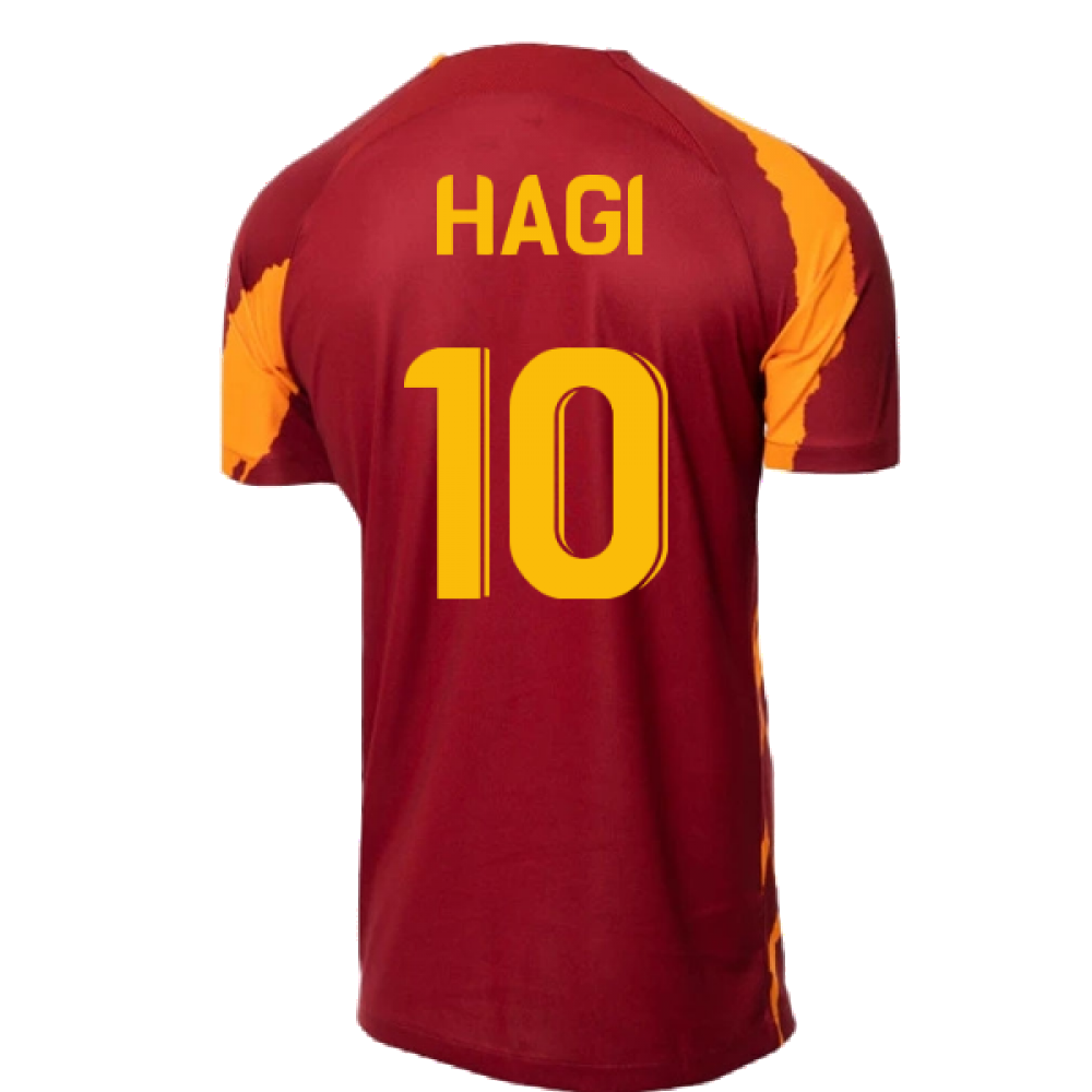 2022-2023 Galatasaray Pre-Match Training Shirt (Pepper Red) (Hagi 10)