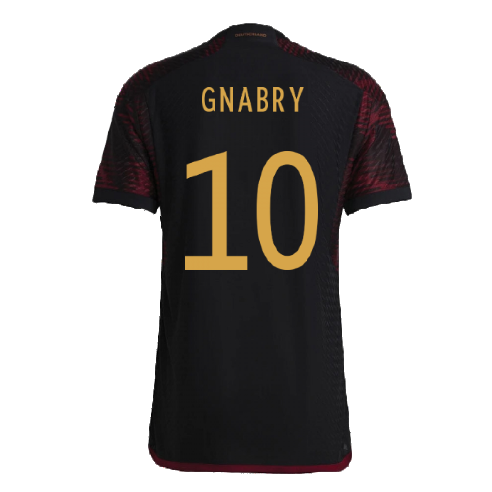 2022-2023 Germany Authentic Away Shirt (GNABRY 10)