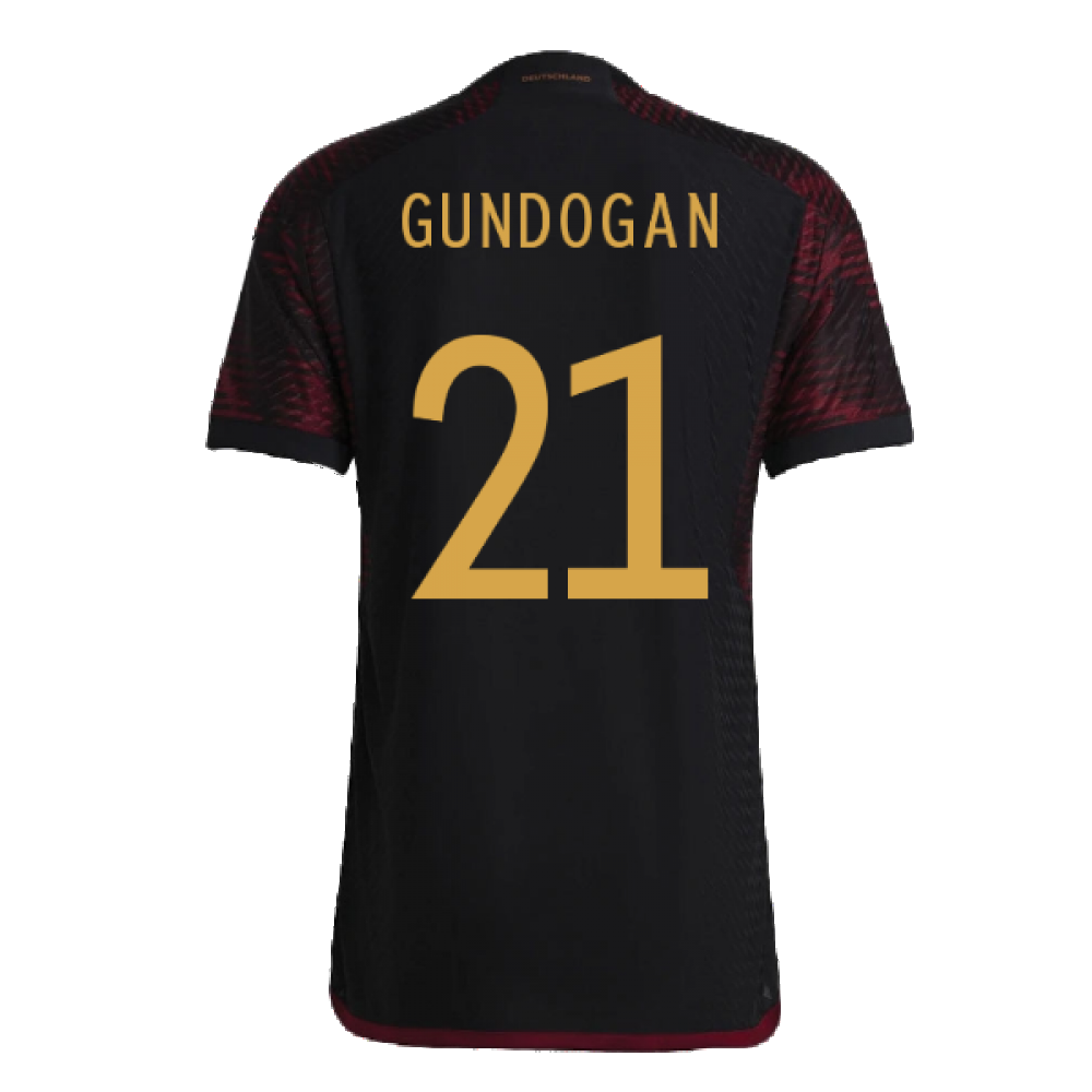 2022-2023 Germany Authentic Away Shirt (GUNDOGAN 21)