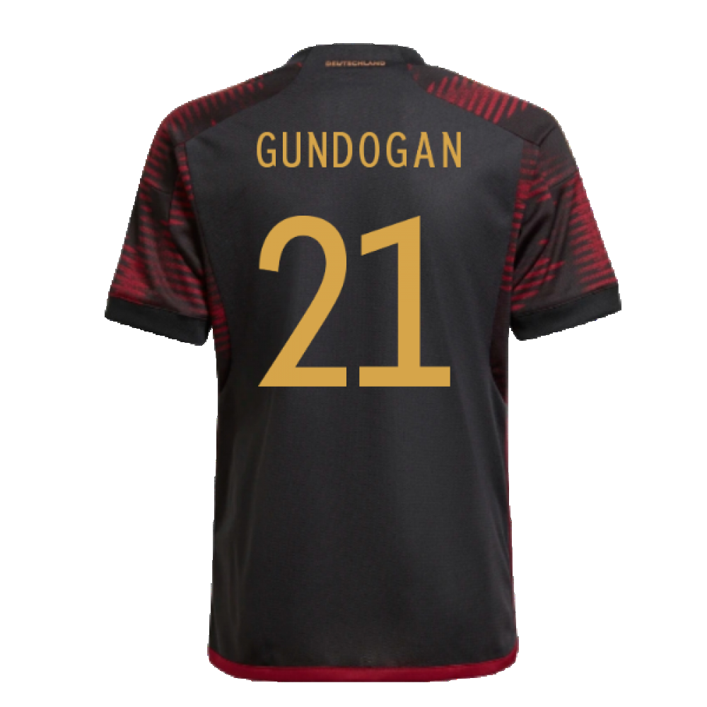 2022-2023 Germany Away Shirt (Kids) (GUNDOGAN 21)