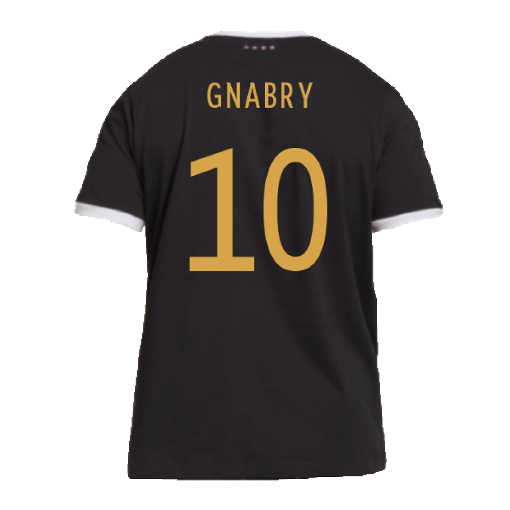 2022-2023 Germany DNA 3S Tee (Black) (Gnabry 10)