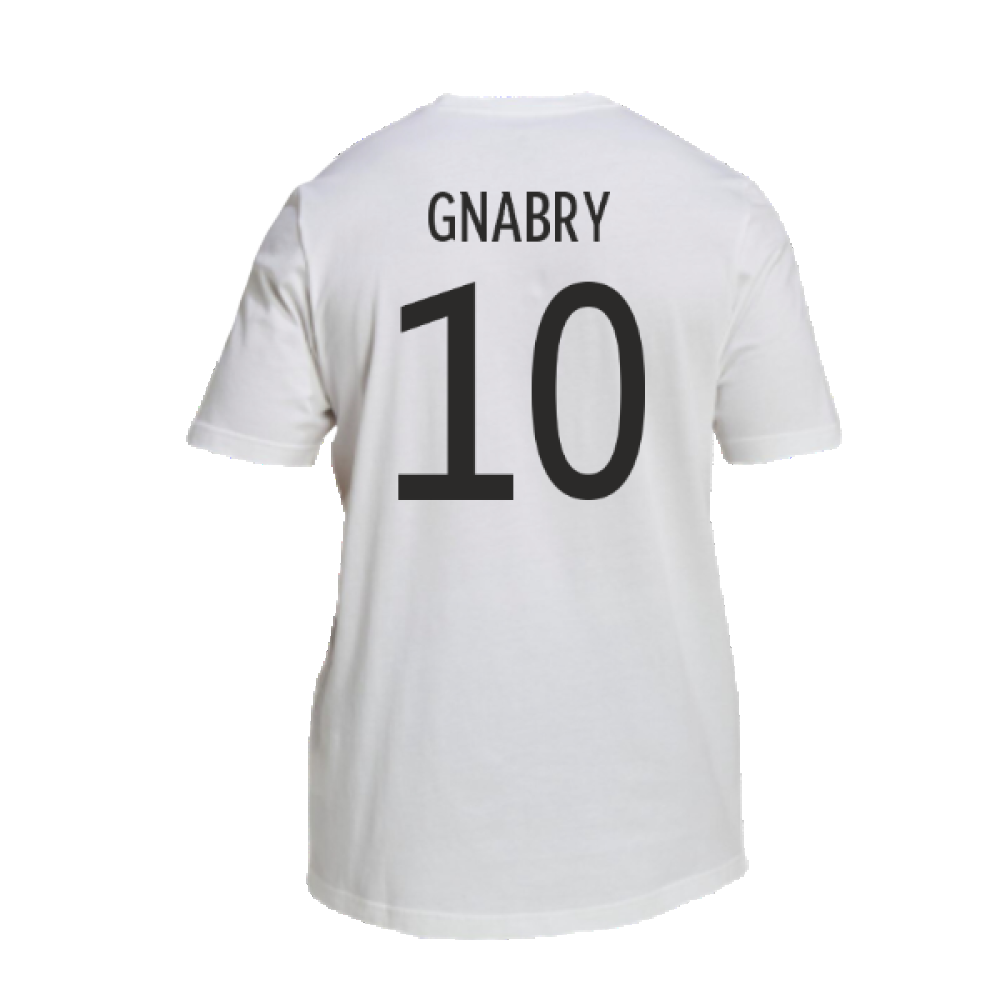 2022-2023 Germany DNA Graphic Tee (White) (Gnabry 10)