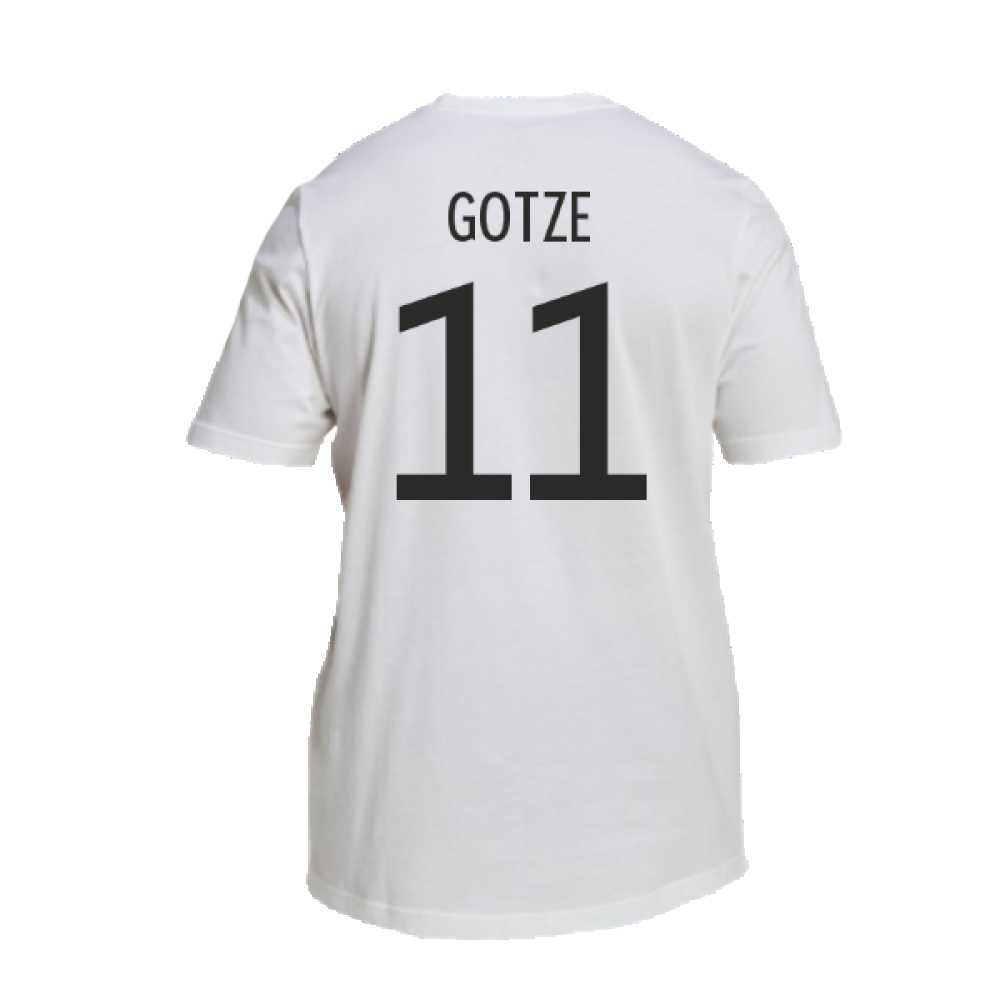 2022-2023 Germany DNA Graphic Tee (White) (Gotze 11)