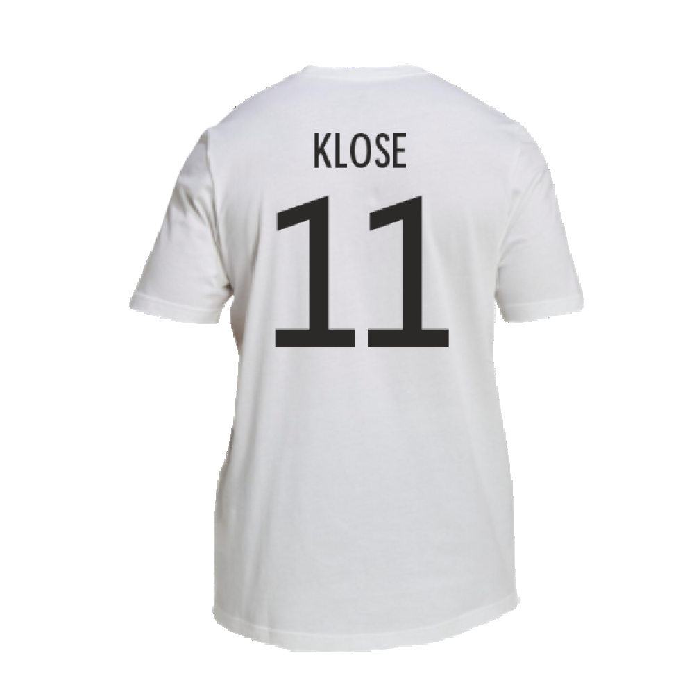 2022-2023 Germany DNA Graphic Tee (White) (Klose 11)