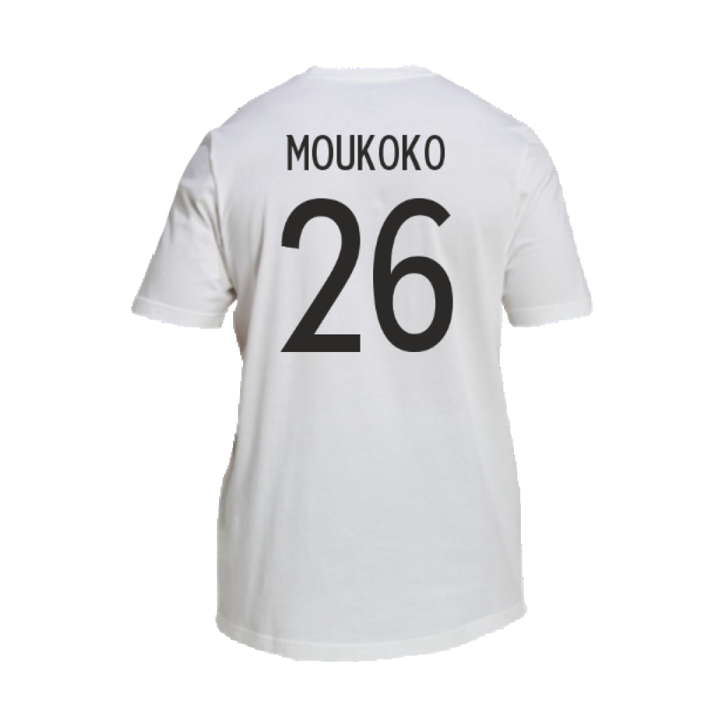2022-2023 Germany DNA Graphic Tee (White) (Moukoko 26)