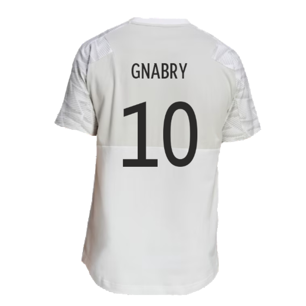 2022-2023 Germany Game Day Travel T-Shirt (White) (Gnabry 10)