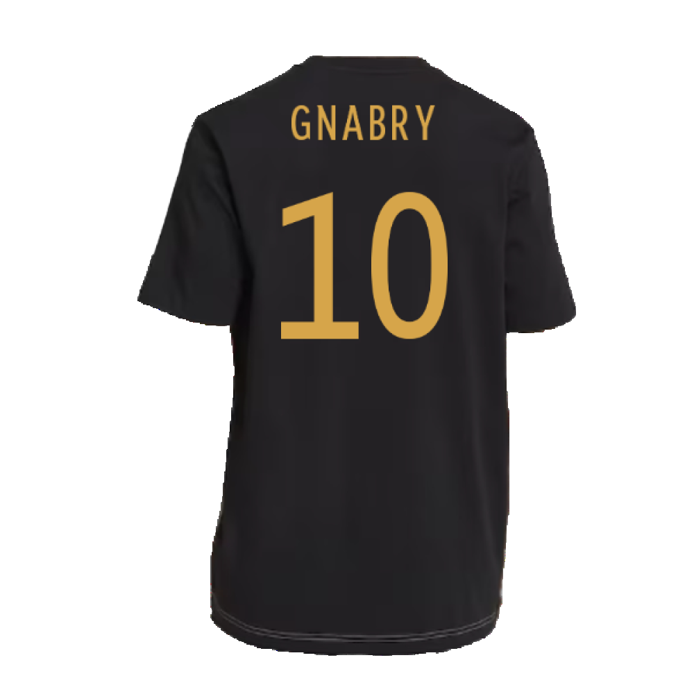 2022-2023 Germany Icon HIC Tee (Black) (Gnabry 10)