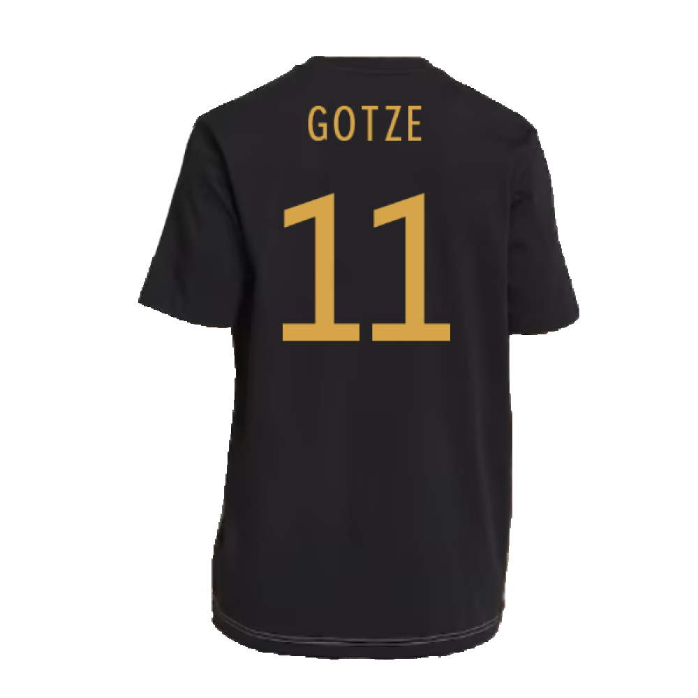 2022-2023 Germany Icon HIC Tee (Black) (Gotze 11)