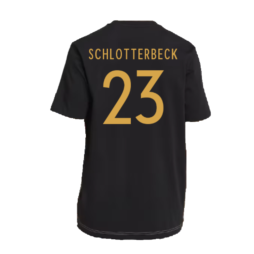 2022-2023 Germany Icon HIC Tee (Black) (Schlotterbeck 23)