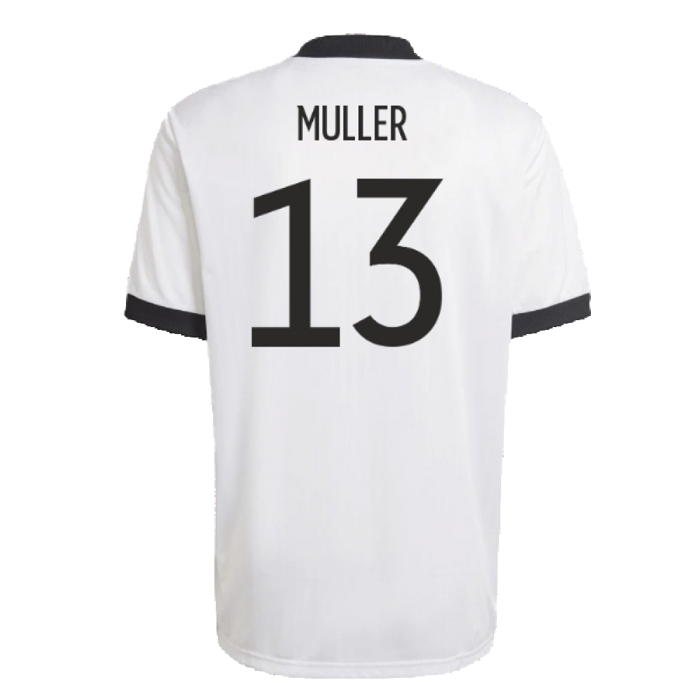 2022-2023 Germany Icon Jersey (White) (Muller 13)