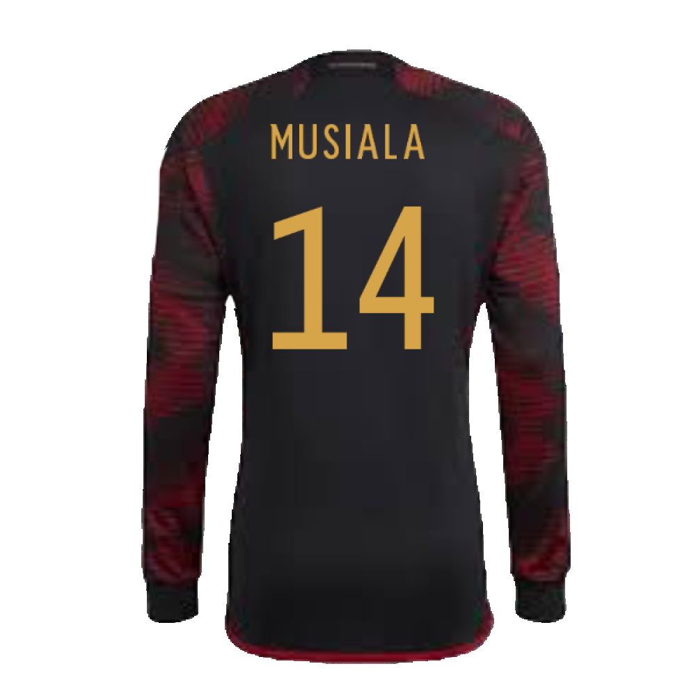 2022-2023 Germany Long Sleeve Away Shirt (Musiala 14)