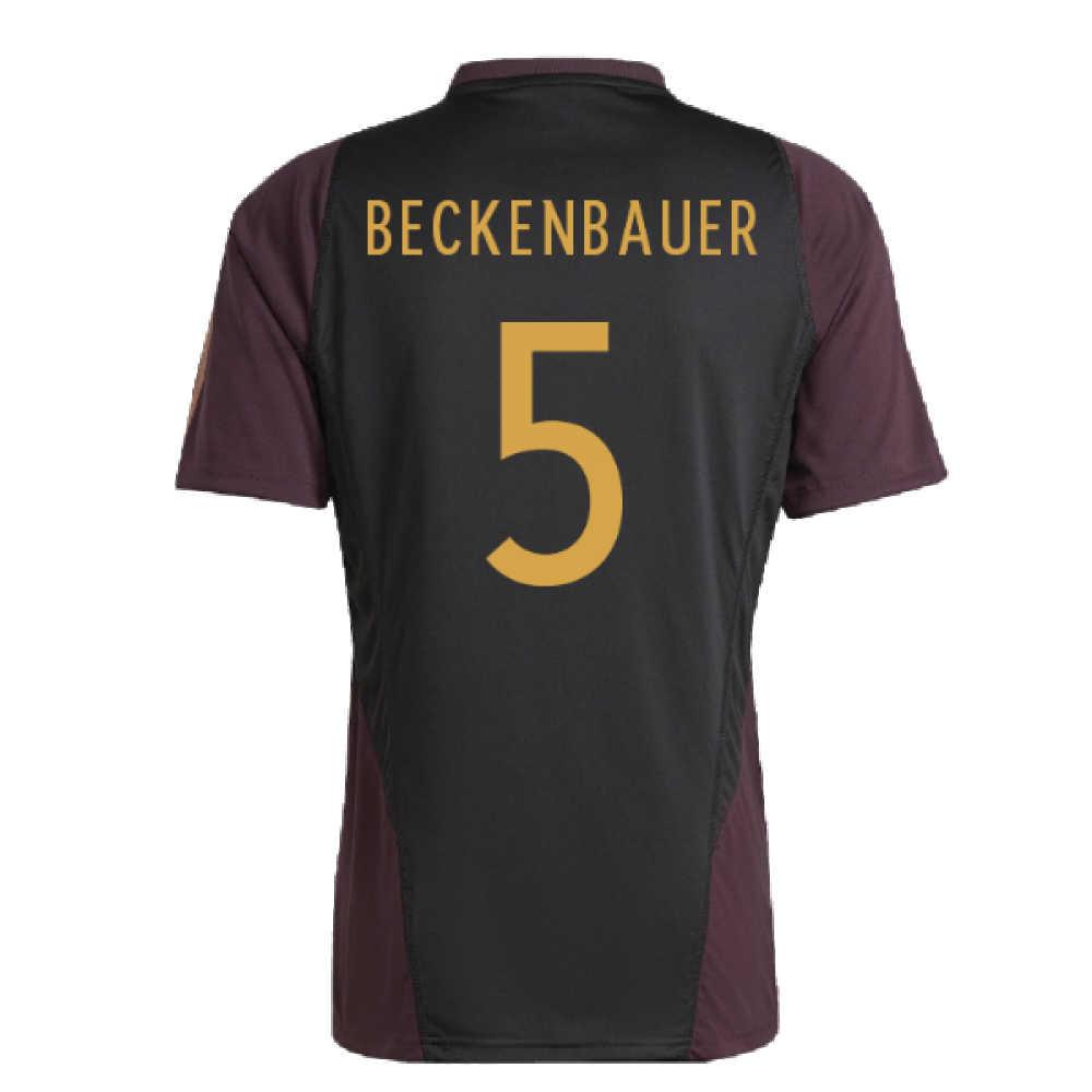 2022-2023 Germany Training Jersey (Shadow Maroon) (BECKENBAUER 5)