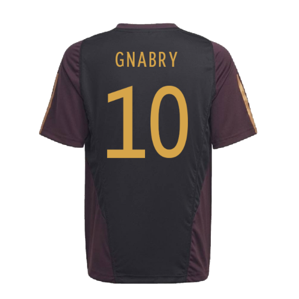 2022-2023 Germany Training Jersey (Shadow Maroon) - Kids (GNABRY 10)