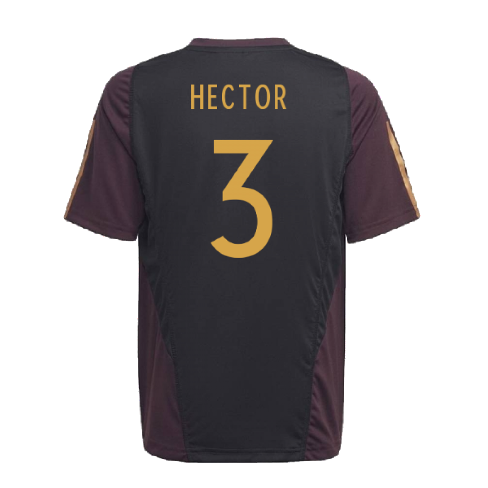 2022-2023 Germany Training Jersey (Shadow Maroon) - Kids (HECTOR 3)