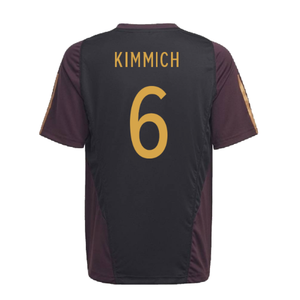 2022-2023 Germany Training Jersey (Shadow Maroon) - Kids (KIMMICH 6)