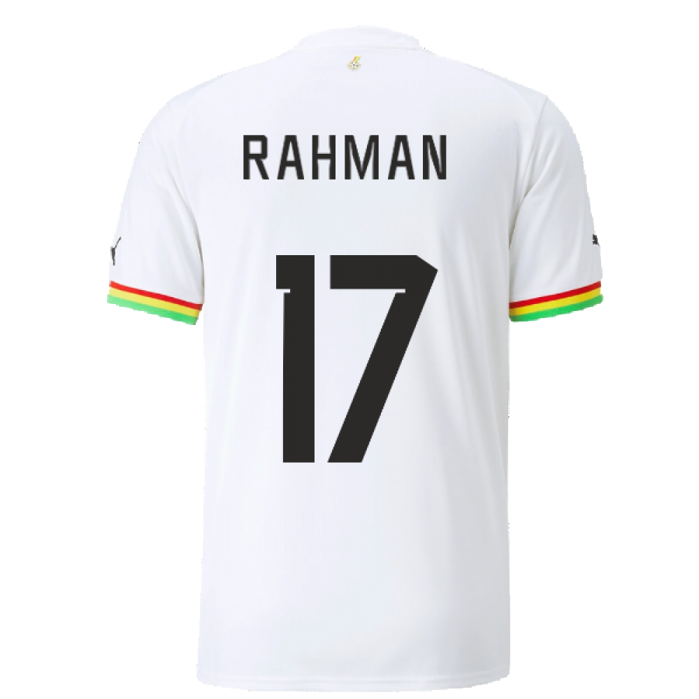 2022-2023 Ghana Home Shirt (RAHMAN 17)