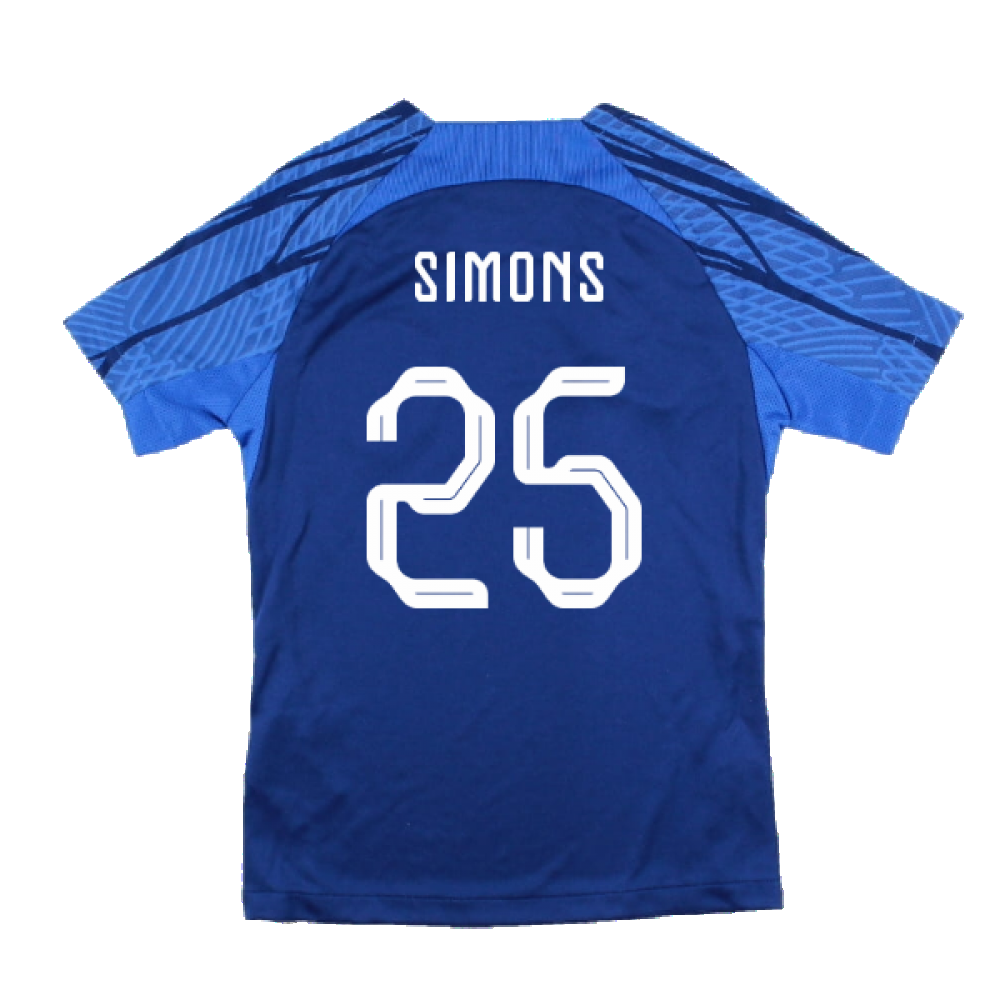 2022-2023 Holland Dri-FIT Training Shirt (Blue) - Kids (Simons 25)
