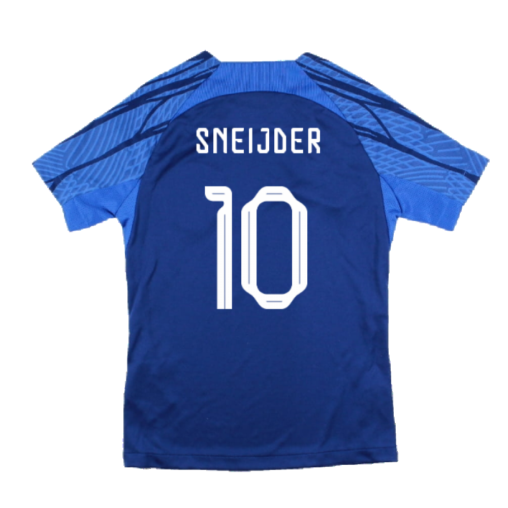 2022-2023 Holland Dri-FIT Training Shirt (Blue) - Kids (Sneijder 10)