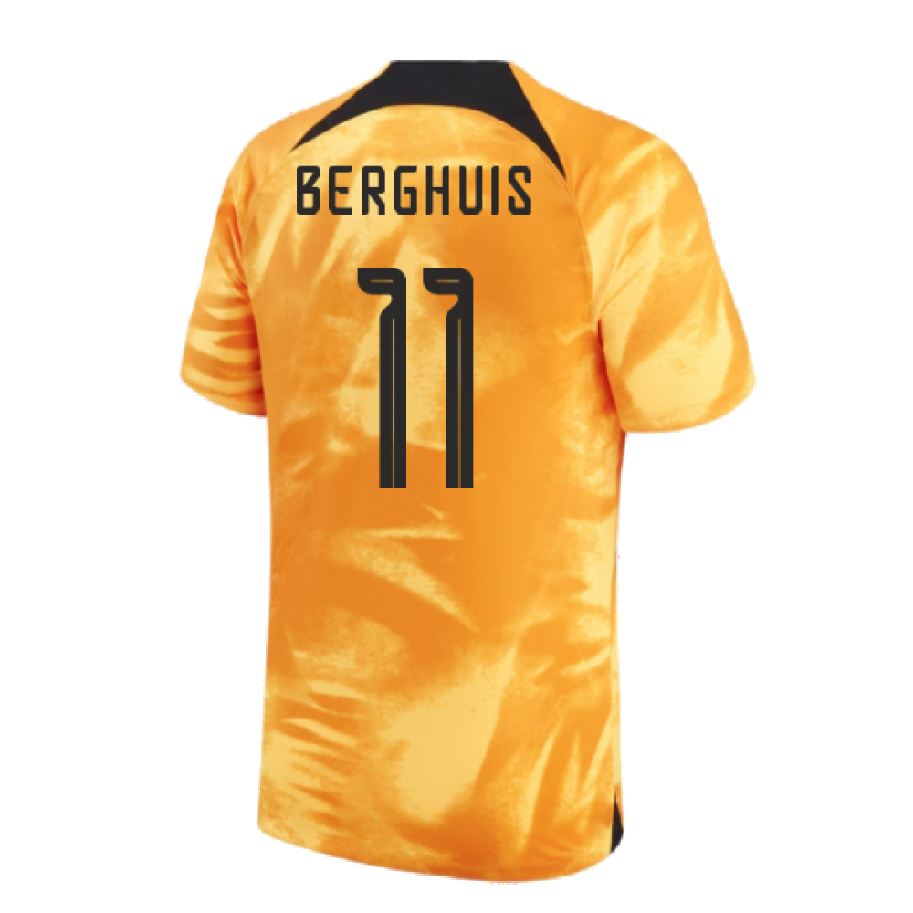 2022-2023 Holland Home Shirt (BERGHUIS 11)