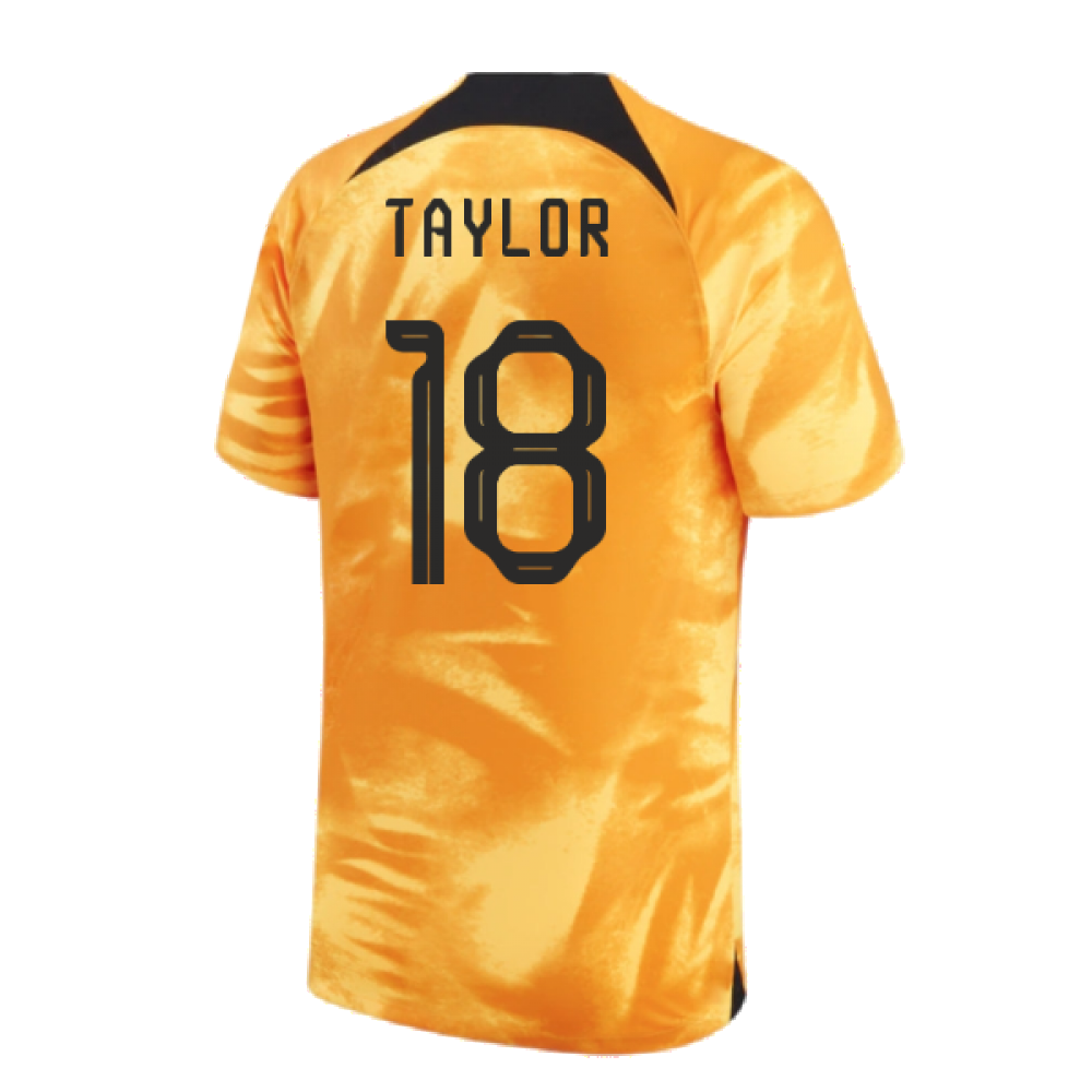 2022-2023 Holland Home Shirt (TAYLOR 18)