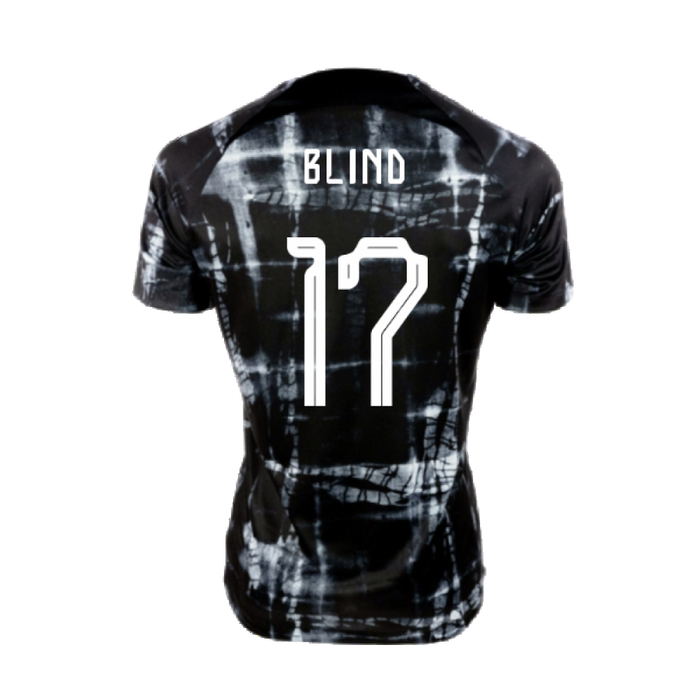 2022-2023 Holland Pre-Match Training Shirt (Black) (BLIND 17)