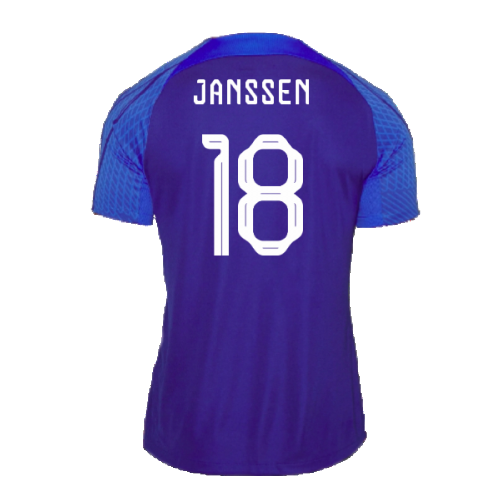 2022-2023 Holland Strike Training Shirt (Blue) (Janssen 18)