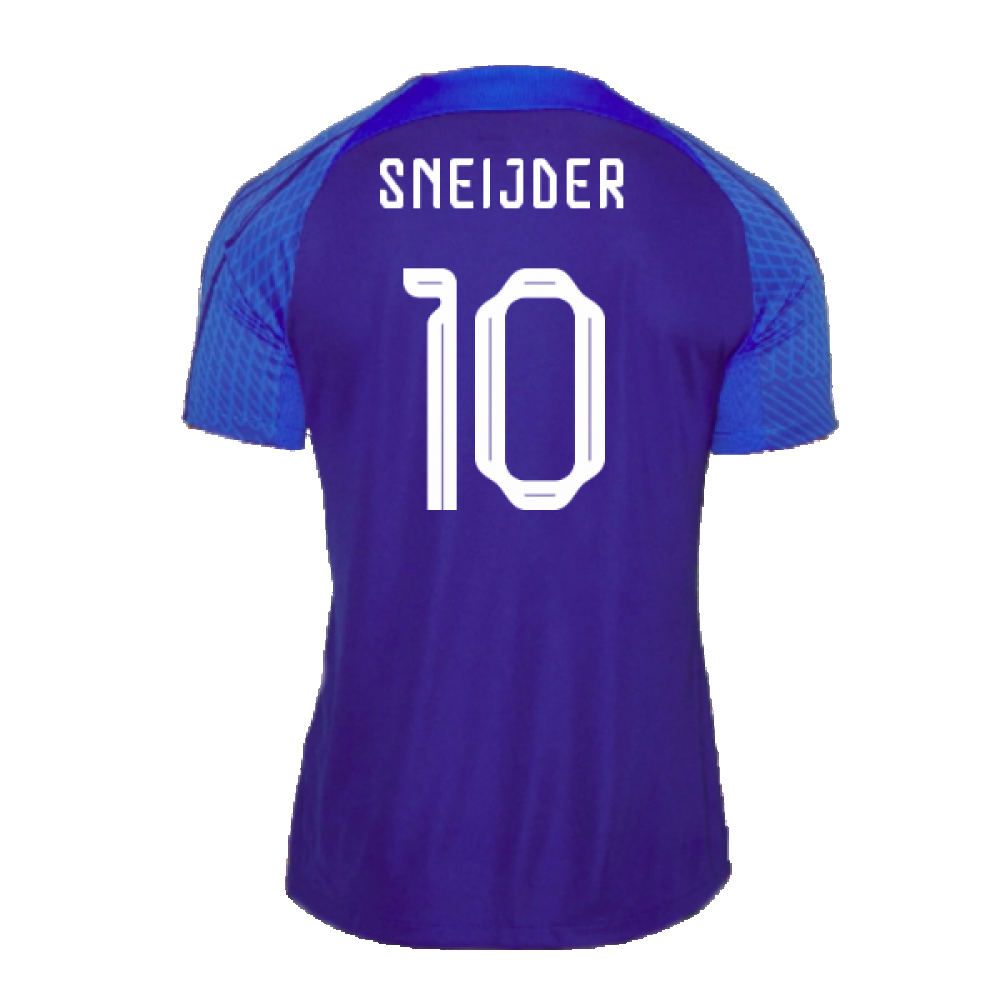 2022-2023 Holland Strike Training Shirt (Blue) (Sneijder 10)