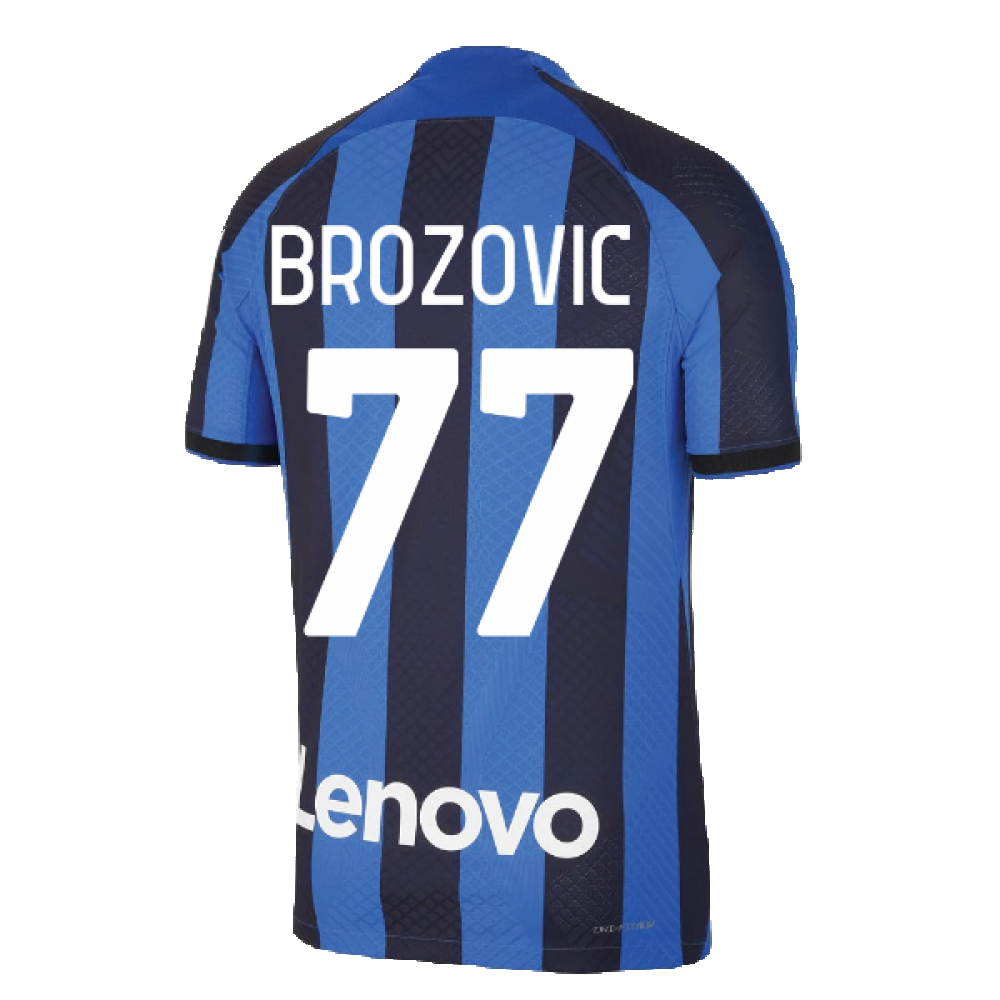 2022-2023 Inter Milan Home Jersey (BROZOVIC 77)