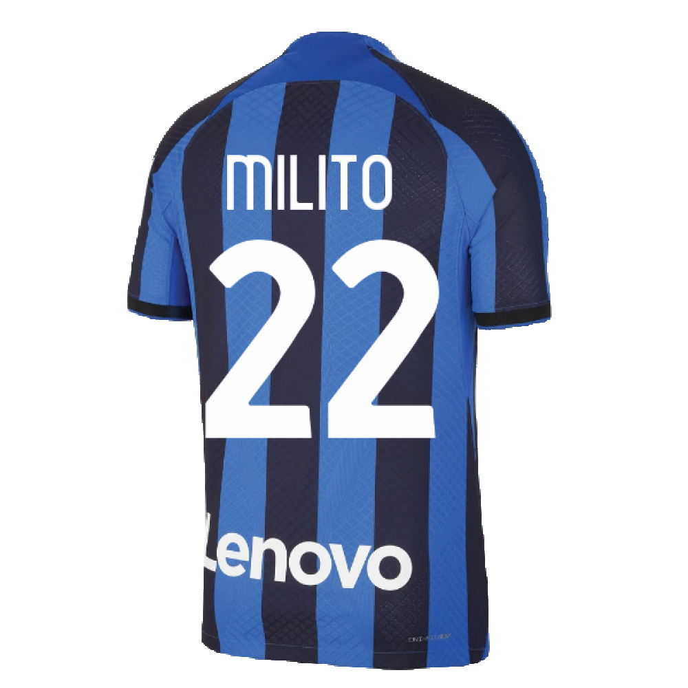 2022-2023 Inter Milan Home Jersey (MILITO 22)