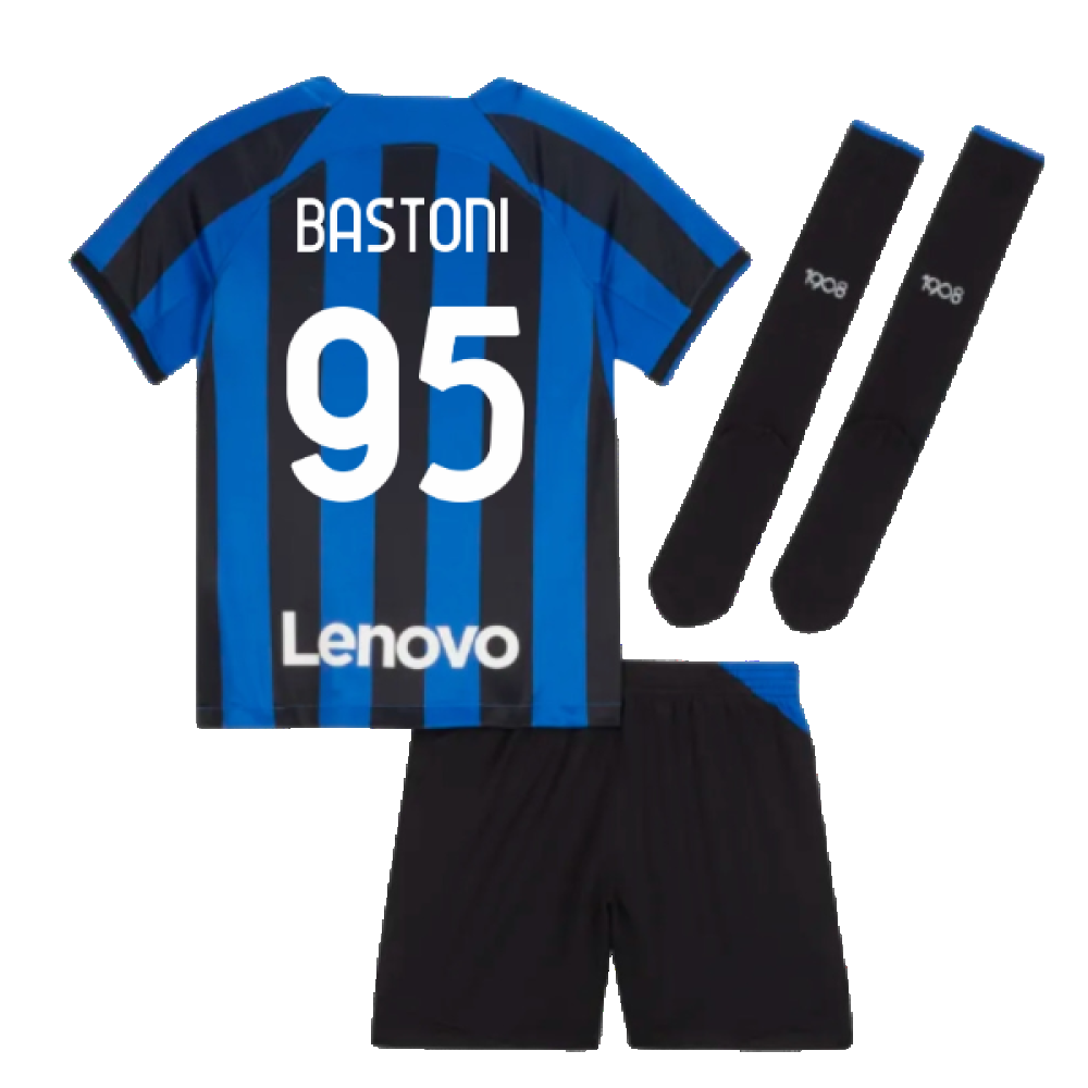 2022-2023 Inter Milan Home Mini Kit (BASTONI 95)