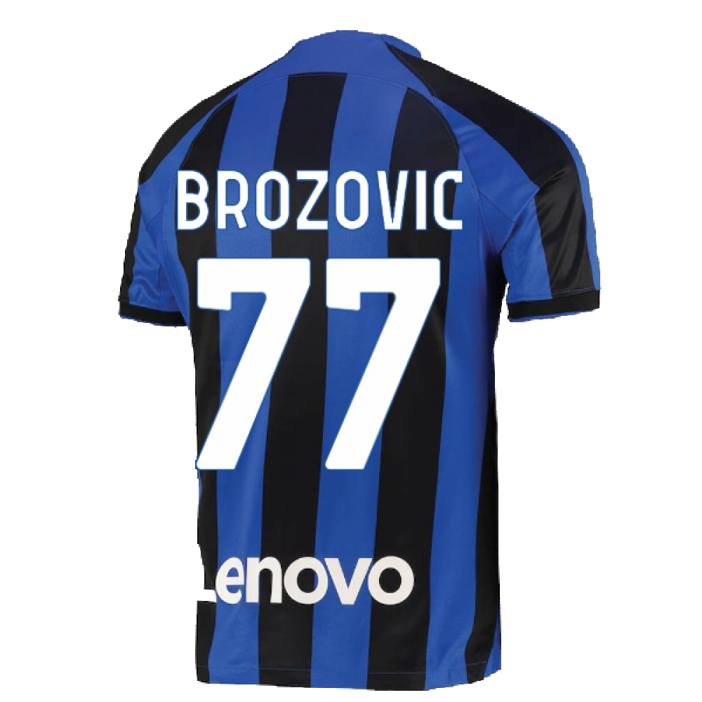 2022-2023 Inter Milan Home Shirt (BROZOVIC 77)