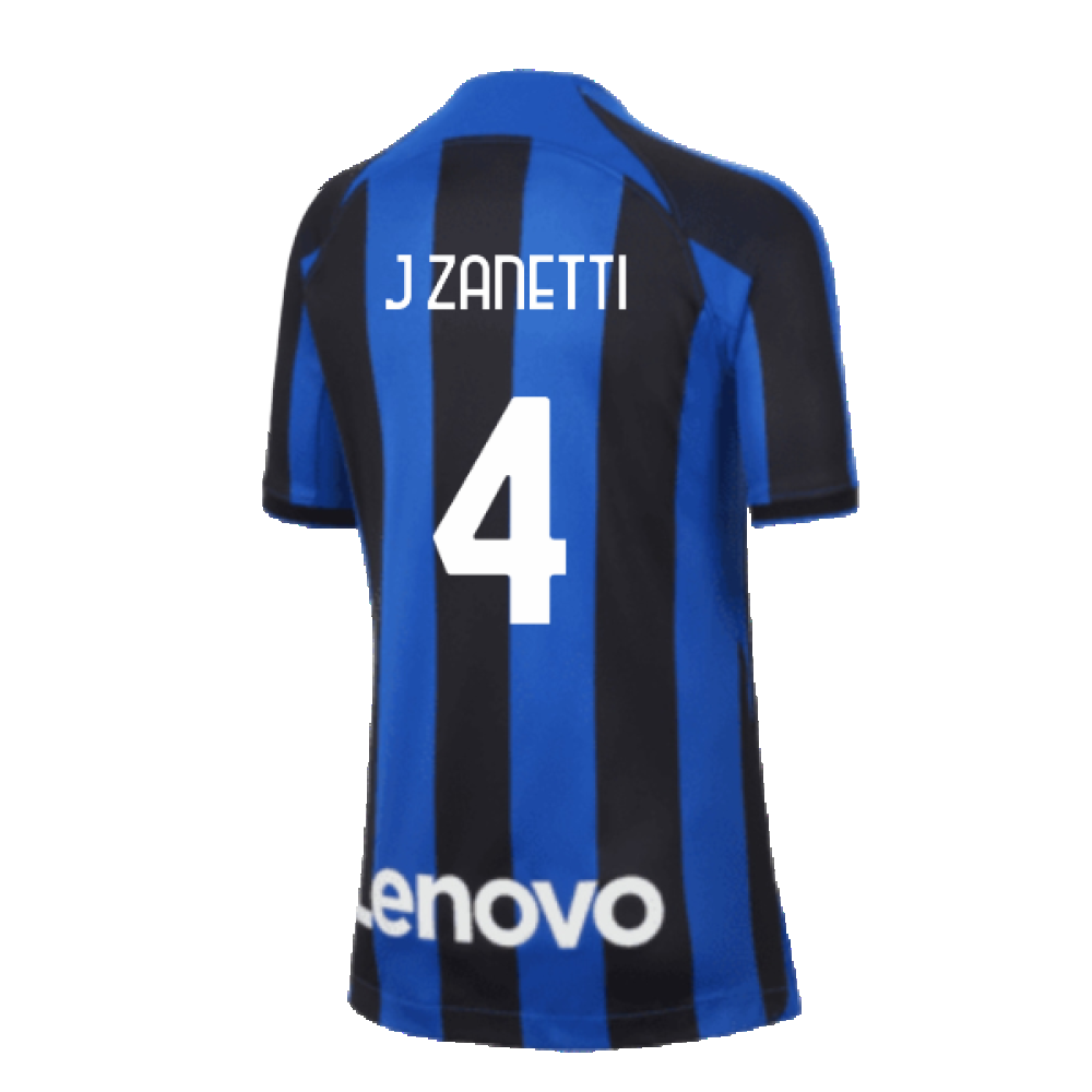 2022-2023 Inter Milan Home Shirt (Kids) (J ZANETTI 4)