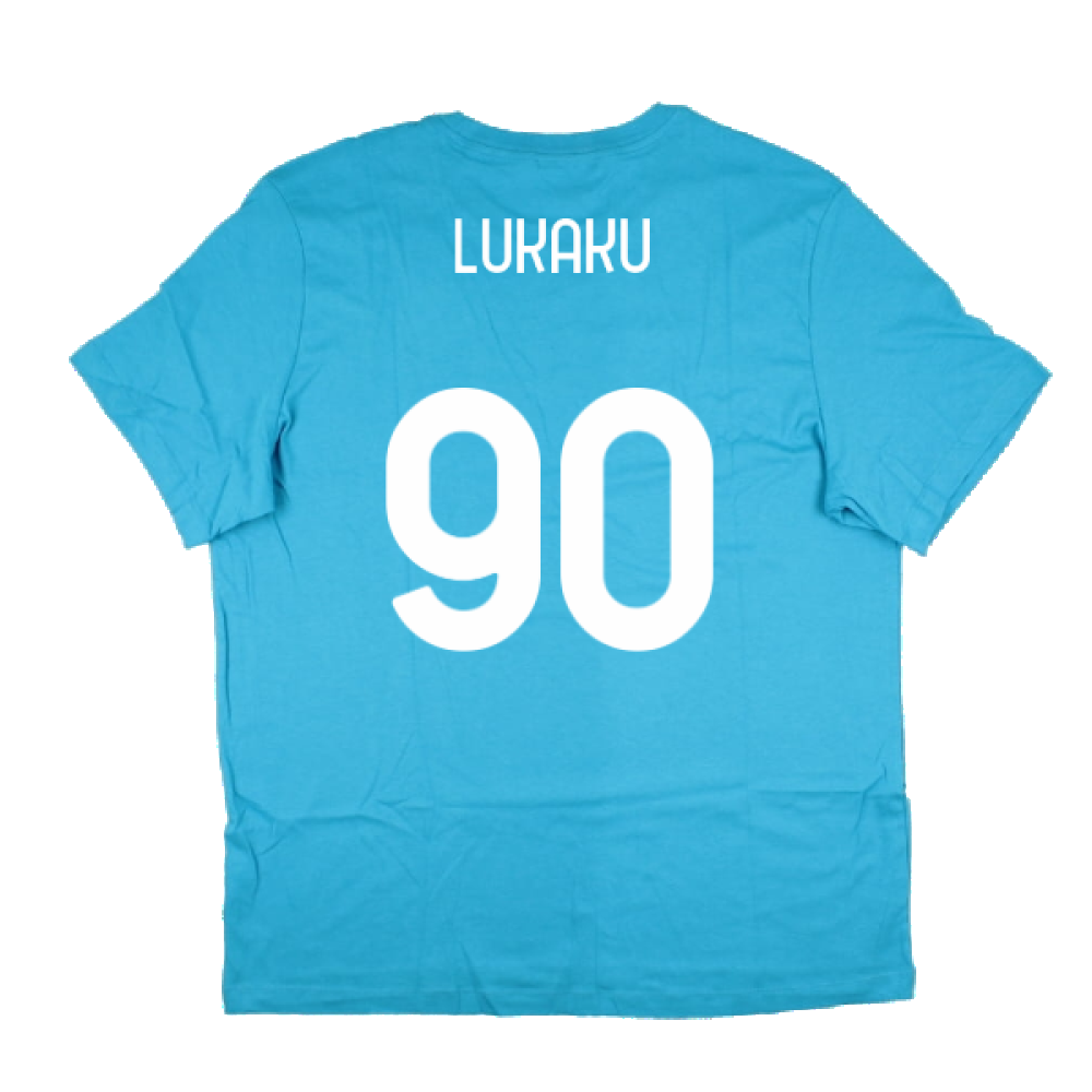 2022-2023 Inter Milan Swoosh Tee (Blue) (LUKAKU 90)